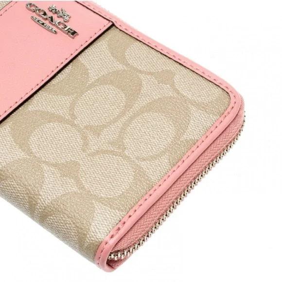 Coach Pink and Tan Women's Wallet NWOT - Picture 6 of 12